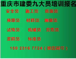 重庆市2021巫溪县 施工标准员考试需要达到什么条件才可以报考 重庆建委十一大员