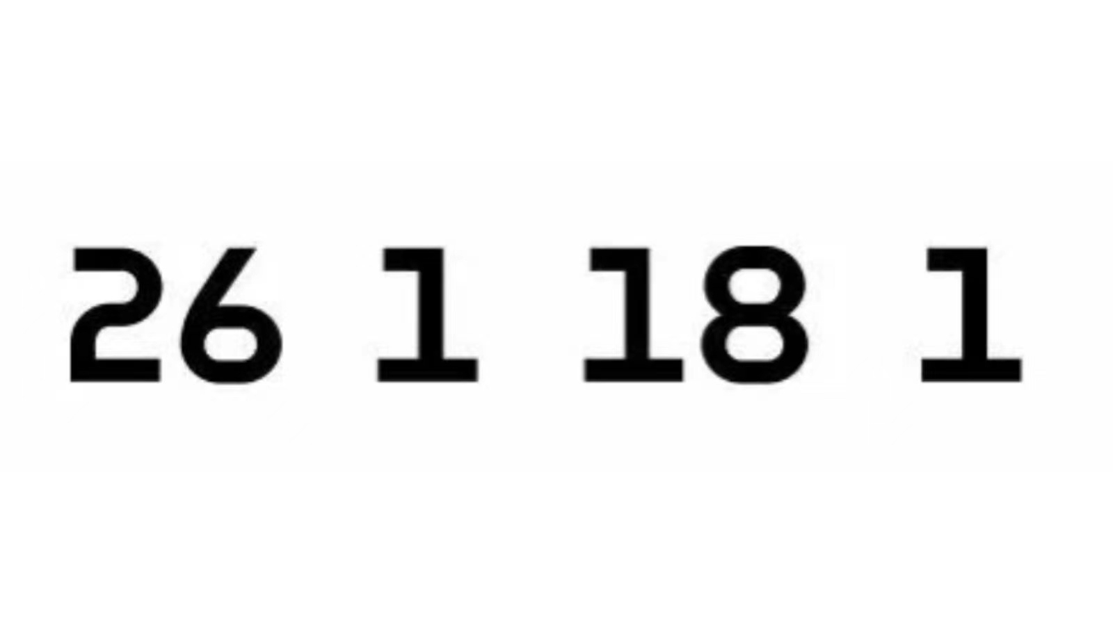 数字对应品牌的字母缺乏显著性？